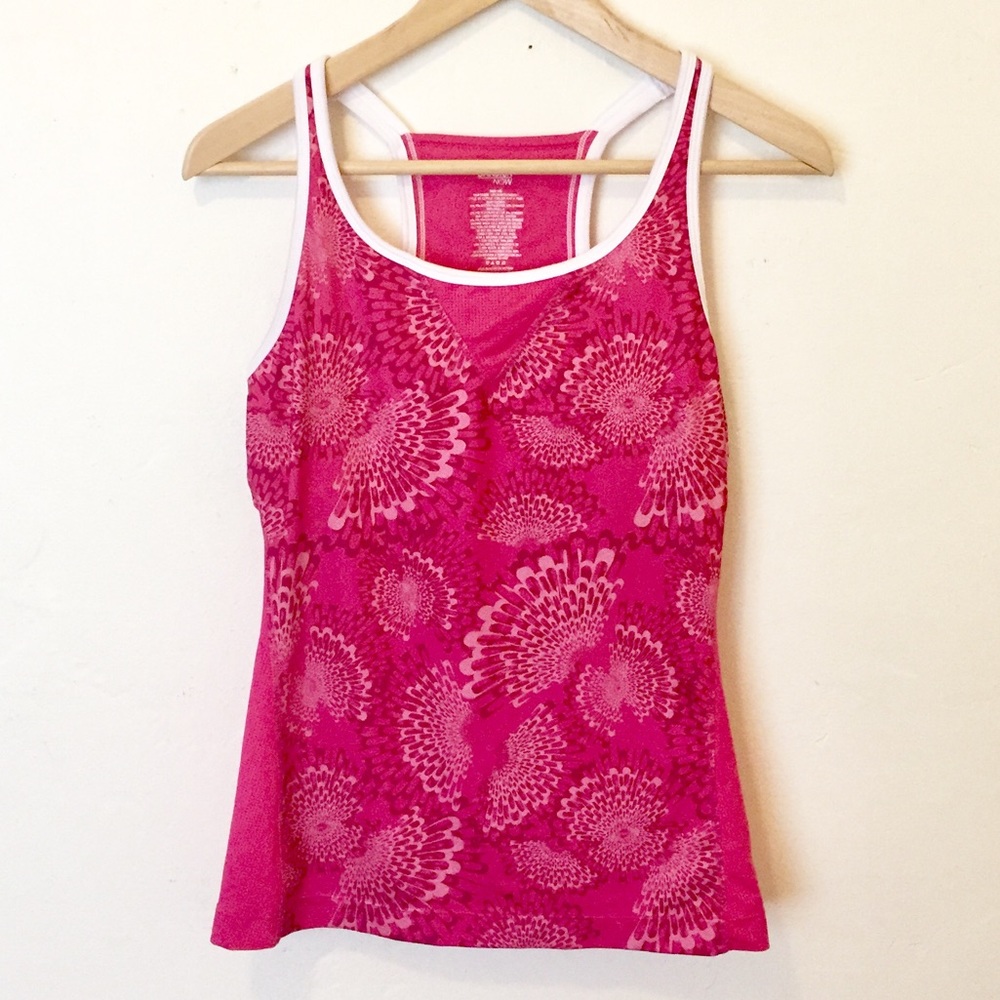 DANSKIN NOW Athletic Wear Tank Top Racy Pink